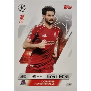 Topps Match Attax Champions League 2025/26 Karte 019 DOMINIK SZOBOSZLAI