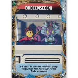 Lego Ninjago Serie 7 Trading Cards Geheimnisse der Tiefe - Nr 190 Breeemseeen
