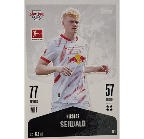 Topps Bundesliga Match Attax 2024/25 / Nr. 191 NICOLAS SEIWALD