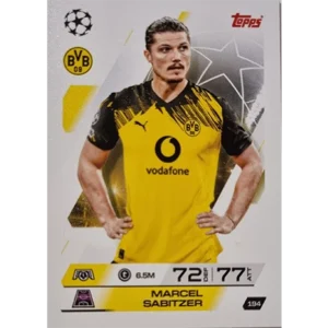 Topps Match Attax Champions League 2025/26 KARTE 194 MARCEL SABITZER