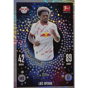 Topps Bundesliga Match Attax 2024/25 / Nr. 197 LOIS OPENDA / STARSPIELER