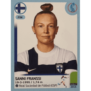 Panini Frauen EM 2022 Sticker - Nr 197 Sanni Franssi