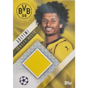 Topps Champions League EXTRA Match Attax 2024-2025 / 02 JR-KA KARIM ADEYEMI / JERSEY RELIC