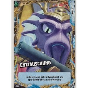 Lego Ninjago Serie 7 Trading Cards Geheimnisse der Tiefe - Nr 202 Enttäuschung