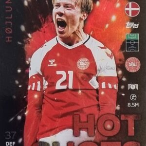 Topps UEFA EURO 2024 Match Attax Trading Cards – 1x HS 1 HOJLUND LIMITED EDITION CARD