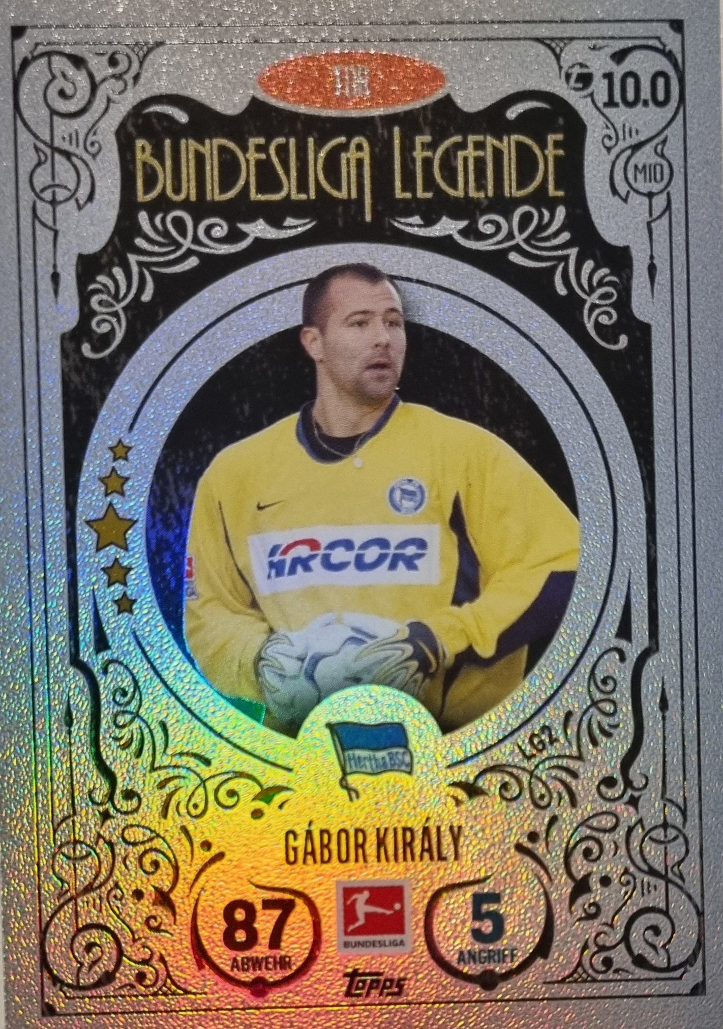 Topps Bundesliga Match Attax 2024/25 / Limited Edition Karte LG2 GABOR KIRALY – Bild 2