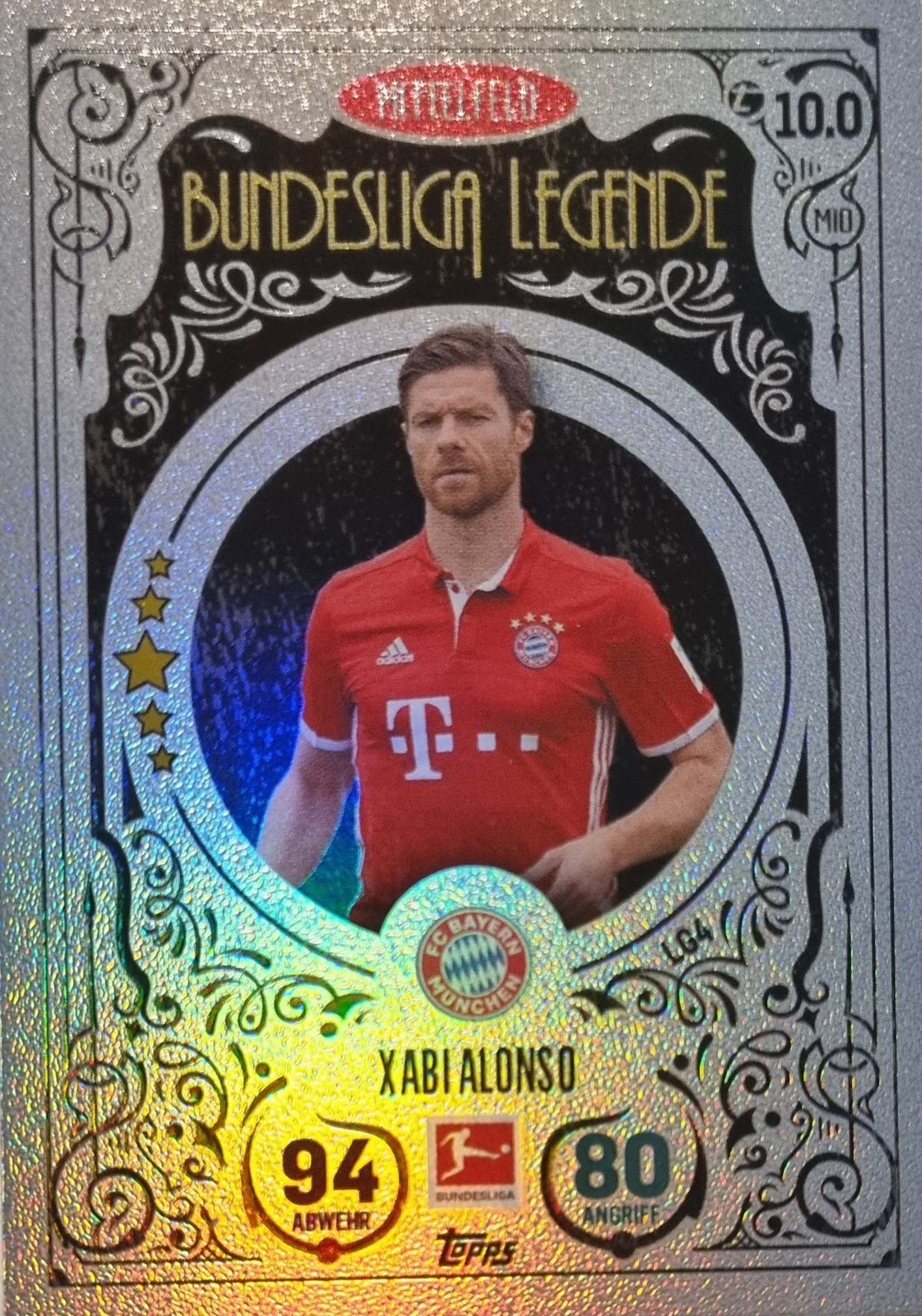 Topps Bundesliga Match Attax 2024/25 / Limited Edition Karte LG4 XABI ALONSO – Bild 2