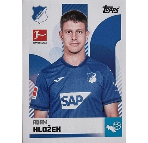Topps Bundesliga Sticker Saison 2024/2025 / Sticker Nummer 207 Adam Hlozek