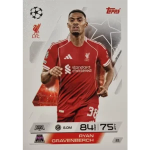 Topps Match Attax Champions League 2025/26 Karte 021 RYAN GRAVENBERCH