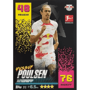 Topps Match Attax Bundesliga 2022-23 - Nr 212 Yussuf Poulsen