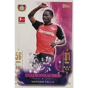 Topps Bundesliga Match Attax 2024/25 / Nr. 213 NATHAN TELLA / STADIONZAUBER