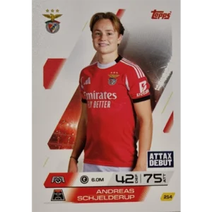 Topps Match Attax Champions League 2025/26 KARTE 214 ANDREAS SCHJELDERUP