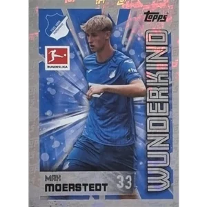 Topps Bundesliga Sticker Saison 2024/2025 / Sticker Nummer 215 Max Moerstedt / Wunderkind Glitzer