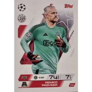 Topps Match Attax Champions League 2025/26 KARTE 218 REMKO PASVEER