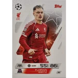 Topps Match Attax Champions League 2025/26 KARTE 022 FLORIAN WIRTZ