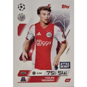 Topps Match Attax Champions League 2025/26 KARTE 221 YOURI REGEER