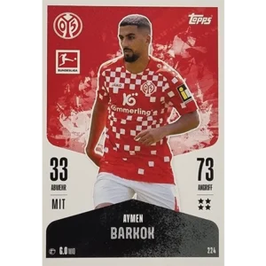 Topps Bundesliga Match Attax 2024/25 / Nr. 224 AYMEN BARKOK