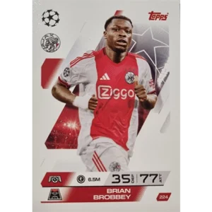 Topps Match Attax Champions League 2025/26 KARTE 224 BRIAN BROBBEY