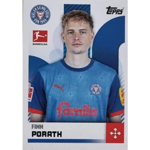 Topps Bundesliga Sticker Saison 2024/2025 / Sticker Nummer 227 Finn Porath