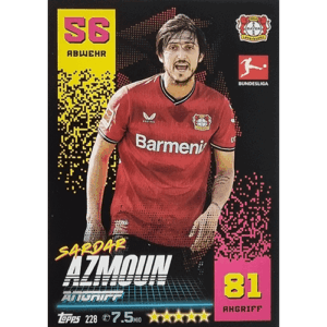 Topps Match Attax Bundesliga 2022-23 - Nr 228 Sardar Azmoun