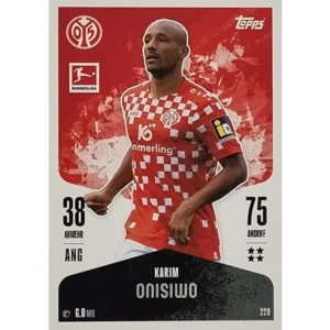 Topps Bundesliga Match Attax 2024/25 / Nr. 229 KARIM ONISIWO