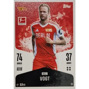 Topps Bundesliga Match Attax 2024/25 / Nr. 023 KEVIN VOGT