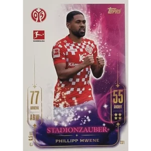 Topps Bundesliga Match Attax 2024/25 / Nr. 231 PHILIPP MWENE / STADIONZAUBER