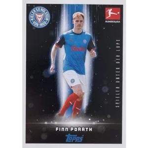 Topps Bundesliga Sticker Saison 2024/2025 / Sticker Nummer 232 Finn Porath / Unter die Lupe