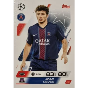Topps Match Attax Champions League 2025/26 KARTE 234 JOAO NEVES
