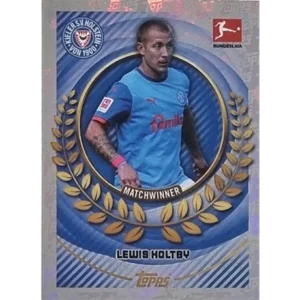 Topps Bundesliga Sticker Saison 2024/2025 / Sticker Nummer 235 Lewis Holtby / Matchwinner