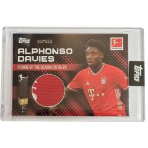 Topps Alphonso Davies Rookie of the Year Trikot Karte 237