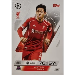 Topps Match Attax Champions League 2025/26 KARTE 024 WATARU ENDO