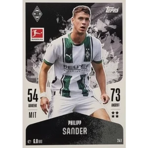 Topps Bundesliga Match Attax 2024/25 / Nr. 241 PHILIPP SANDER