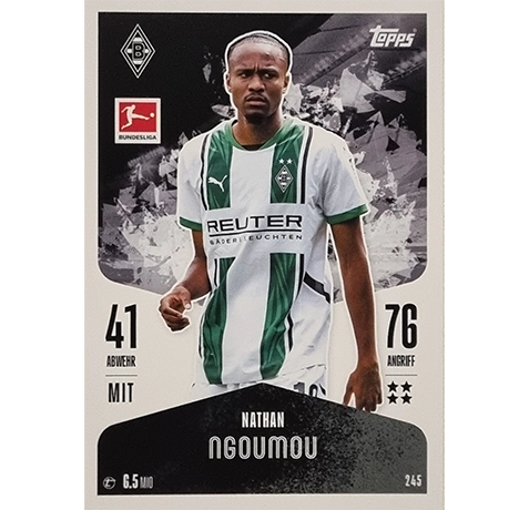 Topps Bundesliga Match Attax 2024/25 / Nr. 245 NATHAN NGOUMOU