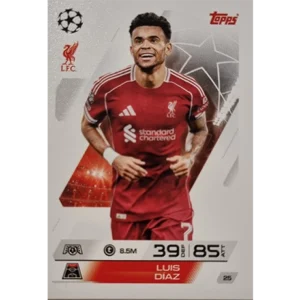 Topps Match Attax Champions League 2025/26 Karte 025 LUIS DIAZ