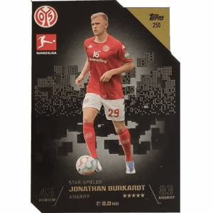Topps Match Attax Bundesliga 2022-23 - Nr 250 Jonathan Burkardt Star-Spieler