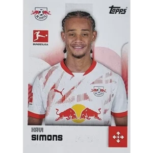 Topps Bundesliga Sticker Saison 2024/2025 / Sticker Nummer 250 Xavi Simons