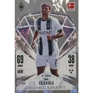 Topps Bundesliga Match Attax 2024/25 / Nr. 250 FABIO CHIARODIA / ROHDIAMANT / NORMAL ODER PARALLEL NICHT AUSWÄHLBAR