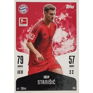 Topps Bundesliga Match Attax 2024/25 / Nr. 255 JOSIP STANISIC