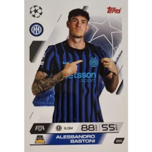 Topps Match Attax Champions League 2025/26 KARTE 255 ALESSANDRO BASTONI
