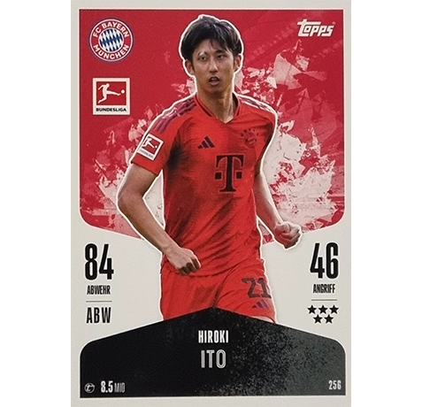 Topps Bundesliga Match Attax 2024/25 / Nr. 256 HIROKI ITO