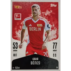 Topps Bundesliga Match Attax 2024/25 / Nr. 026 LASZLO BENES