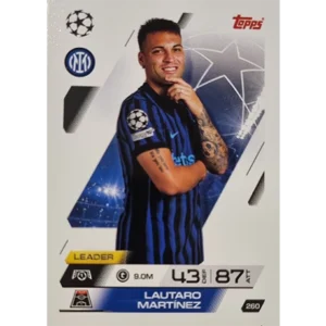 Topps Match Attax Champions League 2025/26 KARTE 260 LAUTARO MARTINEZ