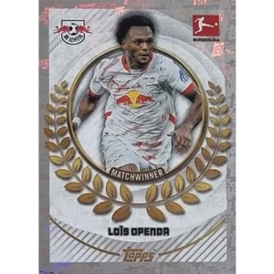 Topps Bundesliga Sticker Saison 2024/2025 / Sticker Nummer 261 Lois Openda / Watchwinner
