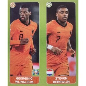 Panini EURO 2020 Sticker Nr 266 Wijnaldum Bergwijn