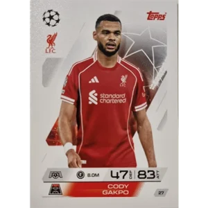 Topps Match Attax Champions League 2025/26 Karte 027 CODY GAKPO