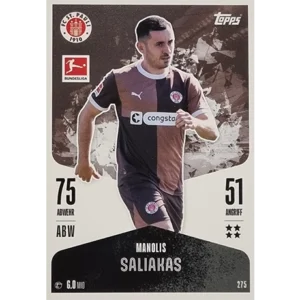 Topps Bundesliga Match Attax 2024/25 / Nr. 275 MANOLIS SALIAKAS