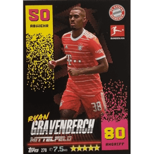 Topps Match Attax Bundesliga 2022-23 - Nr 278 Ryan Gravenberch