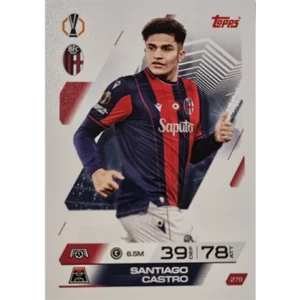 Topps Match Attax Champions League 2025/26 KARTE 279 SANTIAGO CASTRO