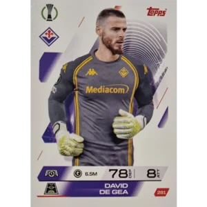 Topps Match Attax Champions League 2025/26 KARTE 281 DAVID DE GEA
